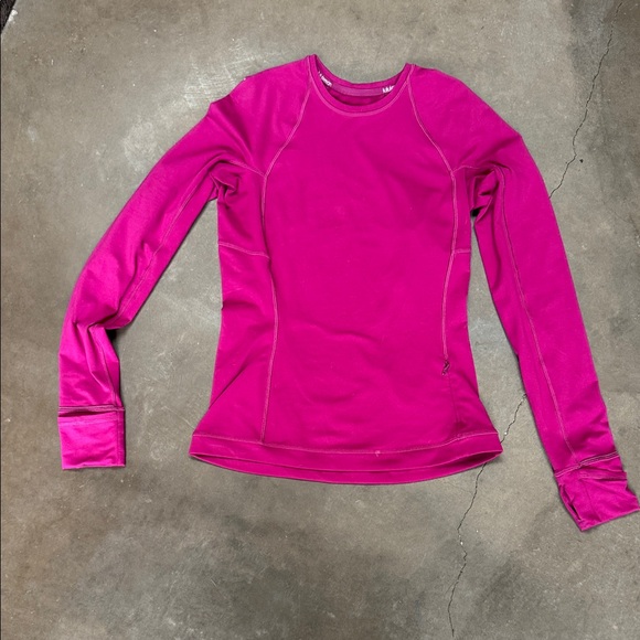 lululemon athletica Tops - Lululemon It’s Rulu Run Long Sleeve Thumbholes Pink Women- size 4